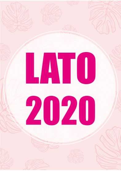 Plakat reklamowy Lato 2020 Plakaty reklamowe