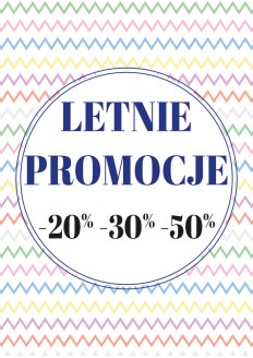 Plakat reklamowy Letnie Promocje -20% Plakaty reklamowe