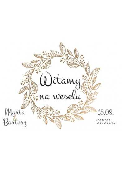 Plakat Weselny 105