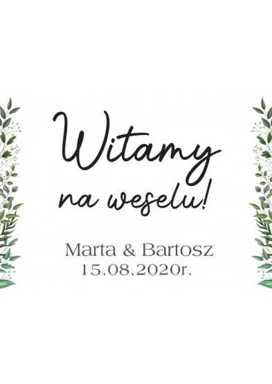 Plakat Weselny 107
