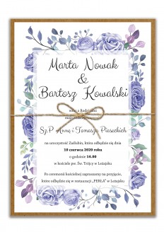 Zaproszenie Ślubne 038K