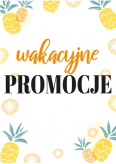 Plakat reklamowy Wakacyjne Promocje II Plakaty reklamowe