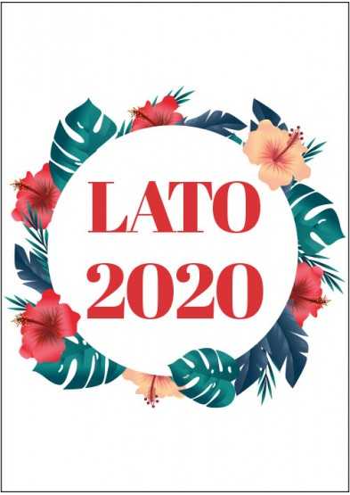 Plakat reklamowy Lato 2020 II Plakaty reklamowe