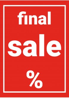 Plakat reklamowy wyprzedaż...