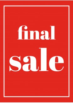 Plakat reklamowy wyprzedaż...