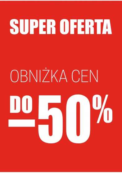 Plakat reklamowy super oferta obniżka...