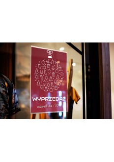 Plakat reklamowy wyprzedaż... 2