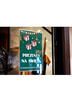 Plakat reklamowy PREZENTY... 2