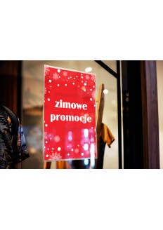 Plakat reklamowy zimowe... 2