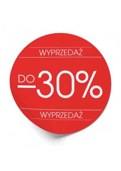 Etykiety WYPRZEDAŻ DO -30% E008