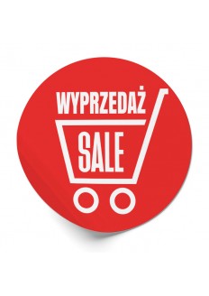 Etykiety WYPRZEDAŻ SALE E026