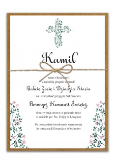 Zaproszenie I Komunia...