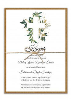 Zaproszenie Chrzest CH001 Strona główna