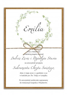 Zaproszenie Chrzest CH004