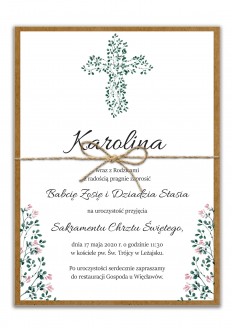 Zaproszenie Chrzest CH005