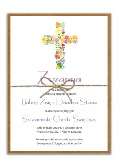 Zaproszenie Chrzest CH009