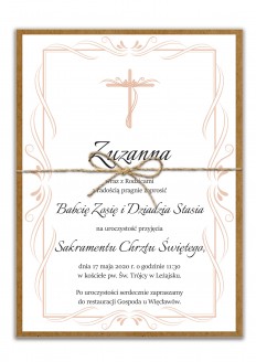 Zaproszenie Chrzest CH010