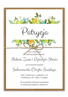 Zaproszenie Chrzest CH011