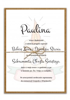 Zaproszenie Chrzest CH012