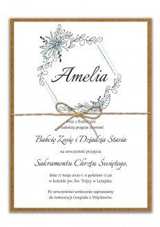 Zaproszenie Chrzest CH014