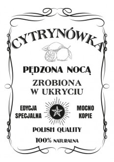 Etykiety na wódkę...