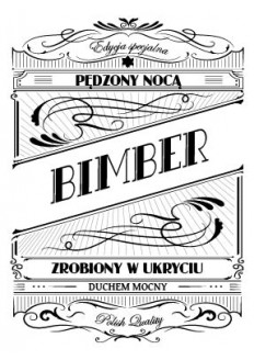 Etykiety na wódkę BIMBER M04