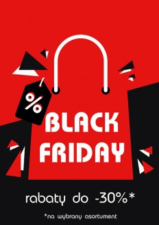 Plakat reklamowy RABATY DO...