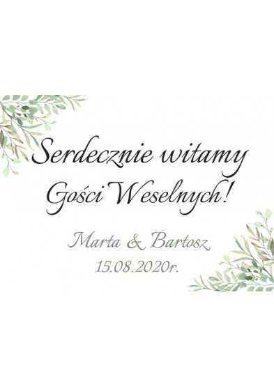 Plakat Weselny 047